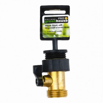 Valve d'arrêt en Laiton pour boyeau d'arrosage avec levier On/Off de Holland greenhouse